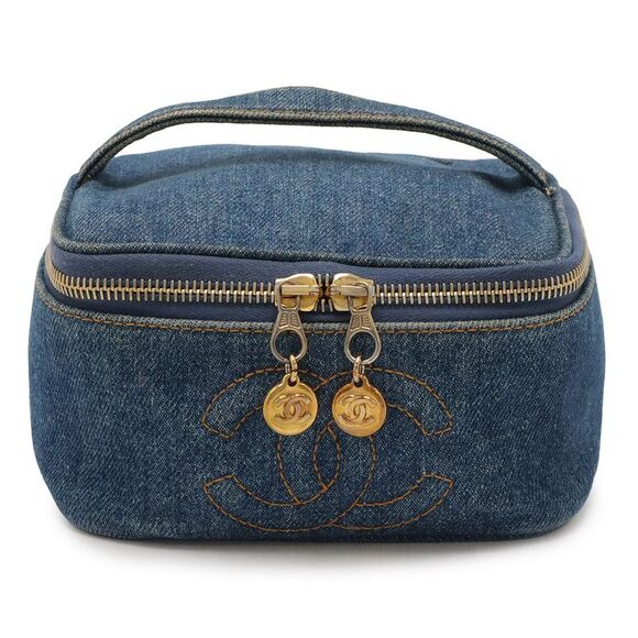 Chanel Coco Mark Denim Vanity Bag - Picture 1 of 7
